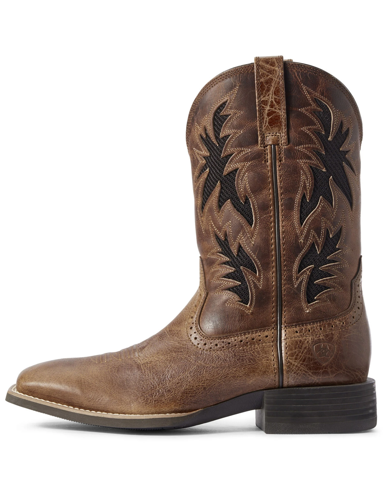 Ariat Men's Sport Cool VentTEK Western Performance Boots - Broad Square Toe 2 Ariat Men's Sport Cool VentTEK Western Performance Boots - Broad Square Toe - Image 2