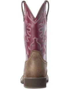 Ariat Women's Delilah Western Performance Boots - Broad Square Toe -Western Cowboy Equipment 2000294089 200 P3