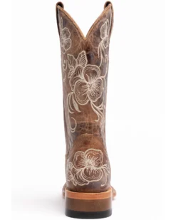 Shyanne Women's Lasy Floral Embroidered Western Boots - Broad Square Toe -Western Cowboy Equipment 2000296019 200 P5