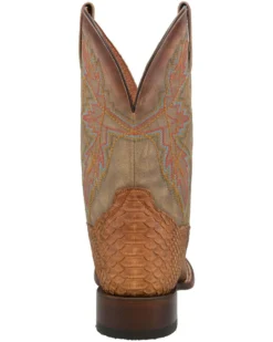 Dan Post Men's Dry Gulch Python Exotic Boots - Broad Square Toe -Western Cowboy Equipment 2000308357 280 P4