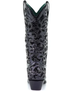 Corral Women's Inlay Embroidery Western Boots - Snip Toe -Western Cowboy Equipment 2000315365 001 P4