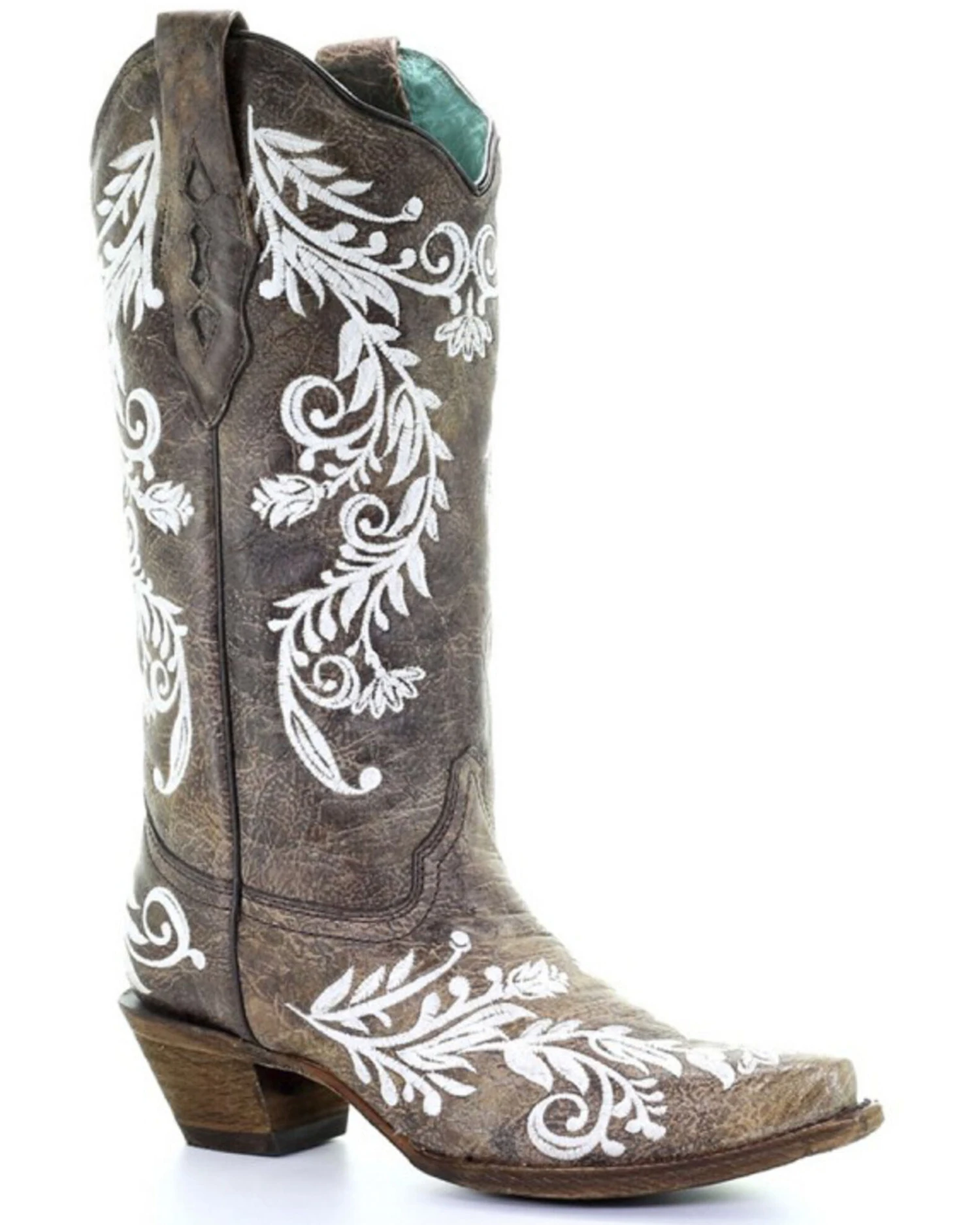 Corral Women's Glow Embroidered Western Boots - Snip Toe 1 Corral Women's Glow Embroidered Western Boots - Snip Toe