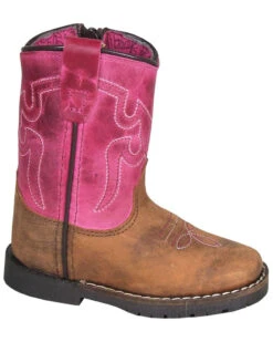 Smoky Mountain Toddler Girls' Autry Western Boots - Broad Square Toe