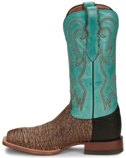 Justin Men's Mingus Wheat Western Boots - Square Toe -Western Cowboy Equipment 2000324416 280 P3