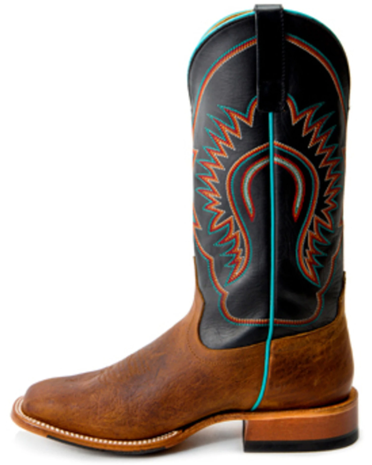 Horse Power Men's Bison Western Boots - Broad Square Toe 2 Horse Power Men's Bison Western Boots - Broad Square Toe - Image 2
