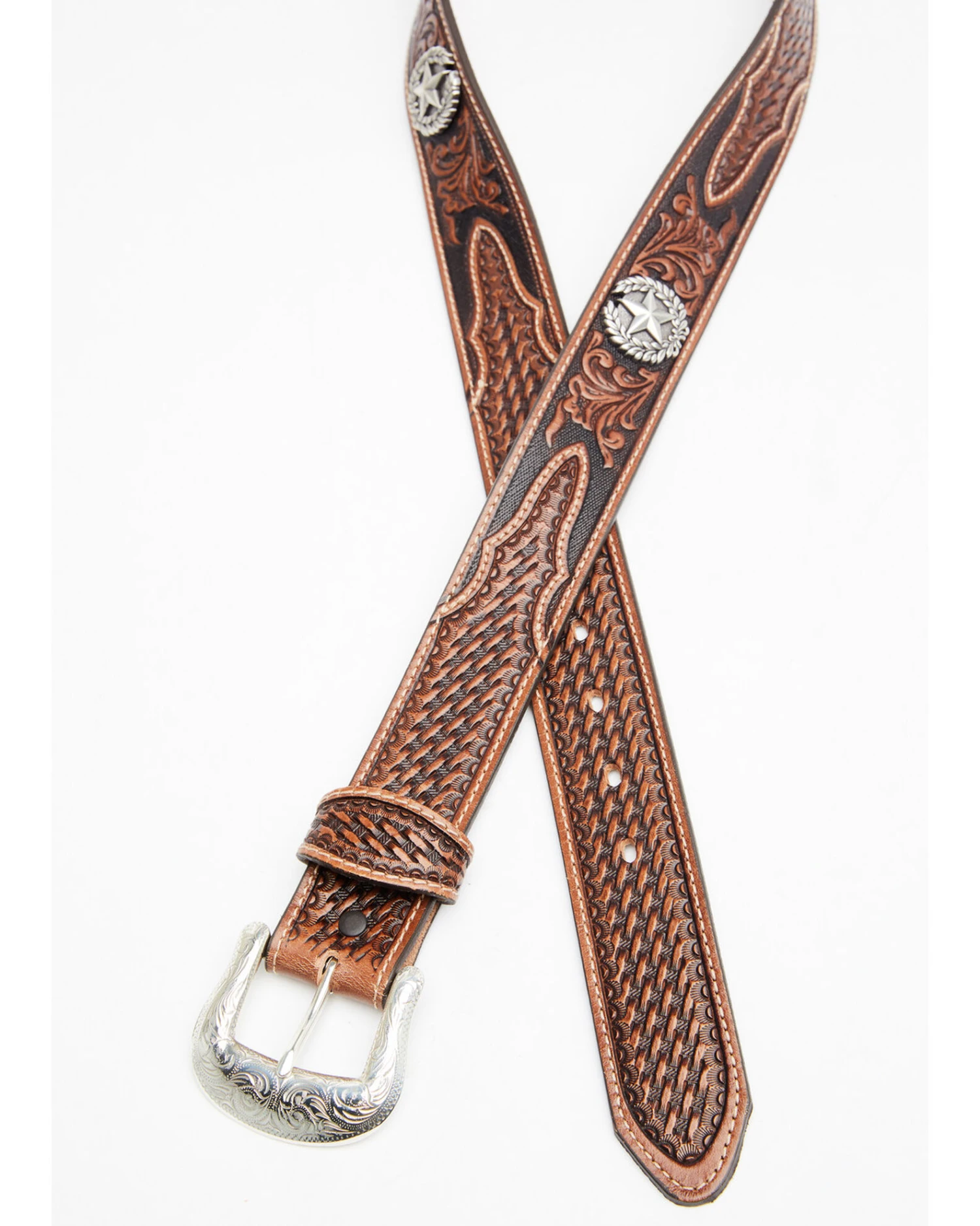 Justin Men's San Jacinto Western Belt 2 Justin Men's San Jacinto Western Belt - Image 2