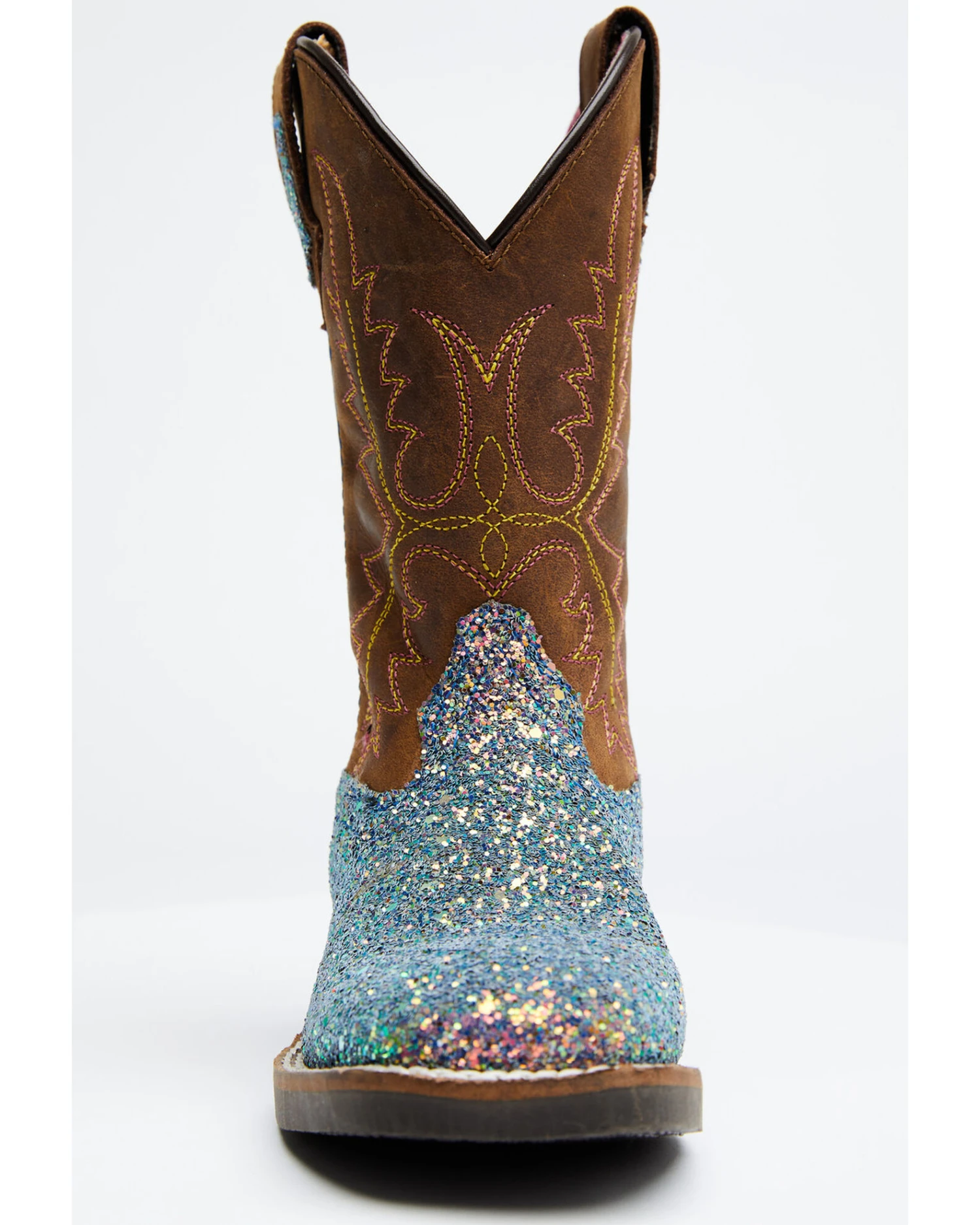 Shyanne Girls' Glitterama Western Boots - Broad Square Toe 3 Shyanne Girls' Glitterama Western Boots - Broad Square Toe - Image 3