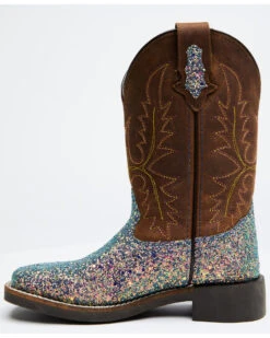 Shyanne Girls' Glitterama Western Boots - Broad Square Toe 10 Shyanne Girls' Glitterama Western Boots - Broad Square Toe -Western Cowboy Equipment 2000328725 200 P4