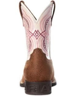 Ariat Girls' Double Kicker Western Boots - Broad Square Toe -Western Cowboy Equipment 2000331670 280 P3