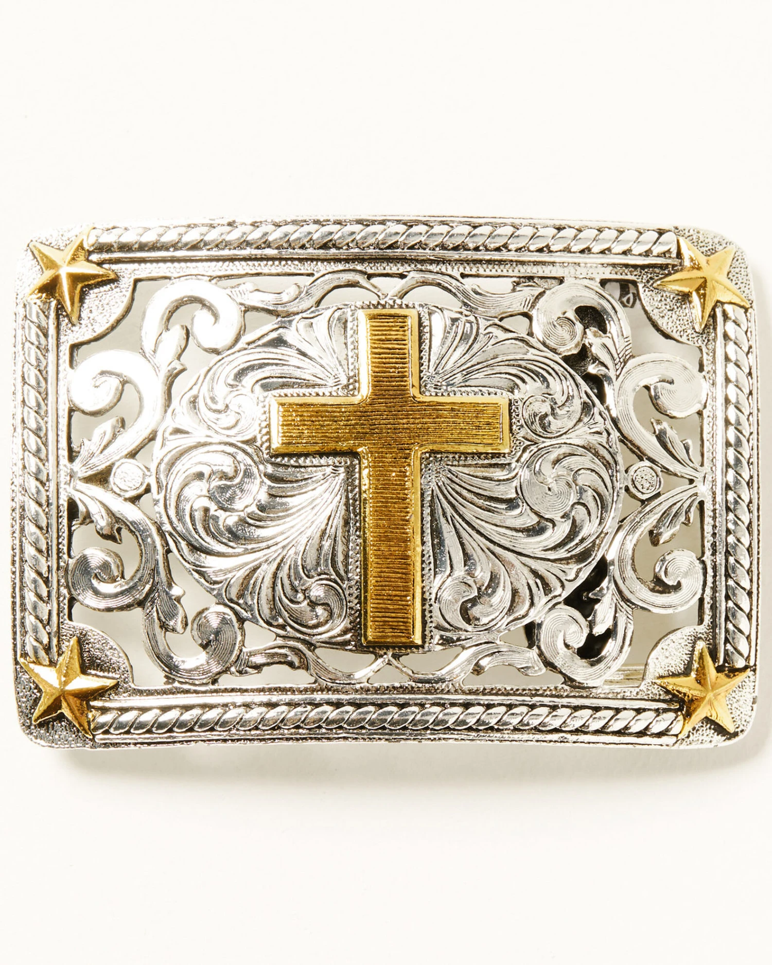 Cody James Men's Filigree Cross Buckle 1 Cody James Men's Filigree Cross Buckle