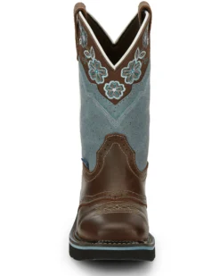Justin Women's Starlina Western Boots - Broad Square Toe -Western Cowboy Equipment 2000335074 200 P4