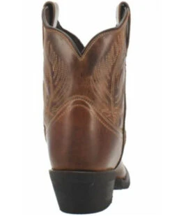 Laredo Women's Brown Shortie Western Booties - Round Toe 11 Laredo Women's Brown Shortie Western Booties - Round Toe -Western Cowboy Equipment 2000337536 200 P5
