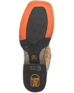 Dan Post Men's Kershaw Exotic Ostrich Skin Western Boots - Broad Square Toe -Western Cowboy Equipment 2000337937 280 P6