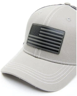 Cody James Men's Gray Flag Patch Mesh Back Ball Cap 5 Cody James Men's Gray Flag Patch Mesh Back Ball Cap -Western Cowboy Equipment 2000339182 020 P3
