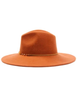Shyanne Women's Rust Copper Beaded Rust Band Wool Felt Western Fedora Hat 5 Shyanne Women's Rust Copper Beaded Rust Band Wool Felt Western Fedora Hat -Western Cowboy Equipment 2000339993 220 P3