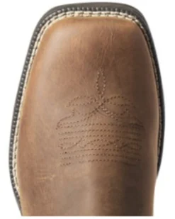 Ariat Women's Distressed Brown Anthem Shortie II H20 Full-Grain Western Boot - Square Toe  -Western Cowboy Equipment 2000341139 200 P4