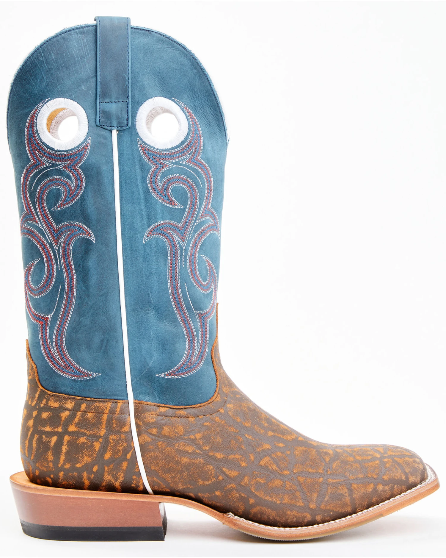 HorsePower Men's Sugared Western Boots - Broad Square Toe 2 HorsePower Men's Sugared Western Boots - Broad Square Toe - Image 2