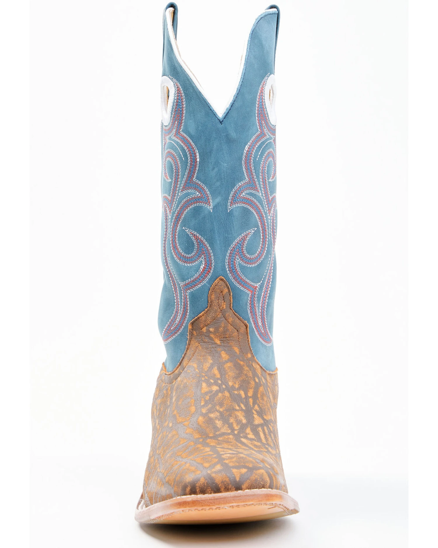 HorsePower Men's Sugared Western Boots - Broad Square Toe 4 HorsePower Men's Sugared Western Boots - Broad Square Toe - Image 4