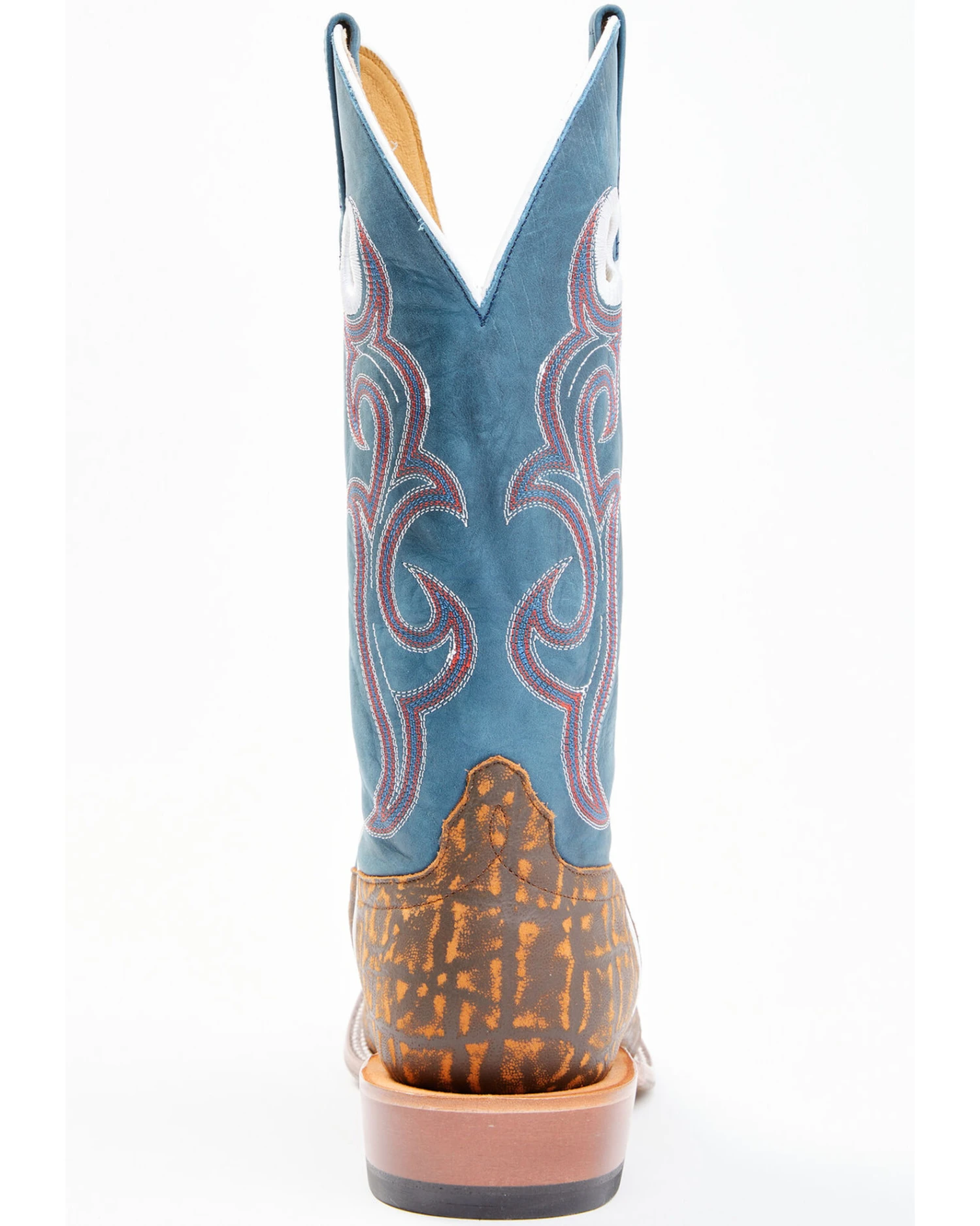 HorsePower Men's Sugared Western Boots - Broad Square Toe 5 HorsePower Men's Sugared Western Boots - Broad Square Toe - Image 5