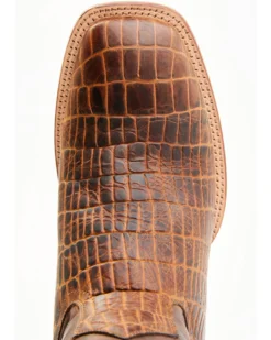 Moonshine Spirit Men's Tully Croc Print Western Boots - Broad Square Toe -Western Cowboy Equipment 2000343042 235 P6