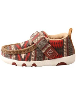 Twisted X Infant Hooey Southwestern Print Driving Shoes - Moc Toe -Western Cowboy Equipment 2000343953 600 P3