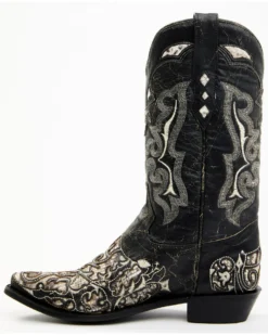 Corral Men's Exotic Python Skin Inlay Western Boots - Snip Toe -Western Cowboy Equipment 2000345254 944 P3