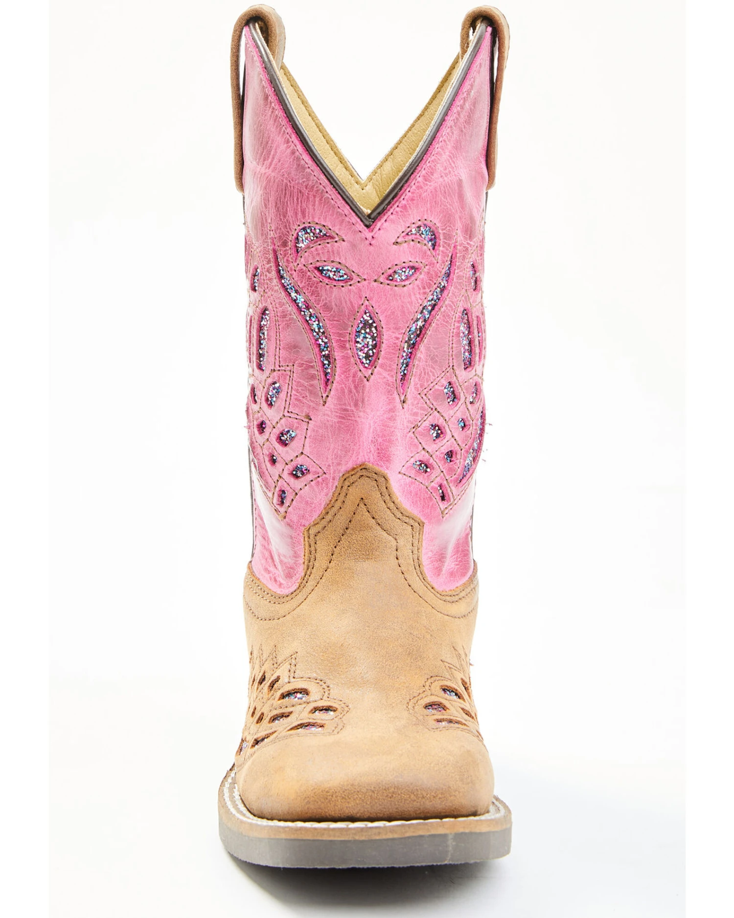 Shyanne Girls' Chloe Glitter Western Boots - Square Toe 4 Shyanne Girls' Chloe Glitter Western Boots - Square Toe - Image 4
