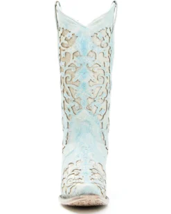 Corral Women's Glitter Inlay Western Boots - Snip Toe -Western Cowboy Equipment 2000348271 450 P4