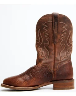 El Dorado Men's Rust Bison Western Boots - Broad Square Toe -Western Cowboy Equipment 2000350218 220 P3