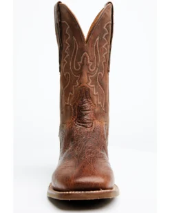El Dorado Men's Rust Bison Western Boots - Broad Square Toe -Western Cowboy Equipment 2000350218 220 P4