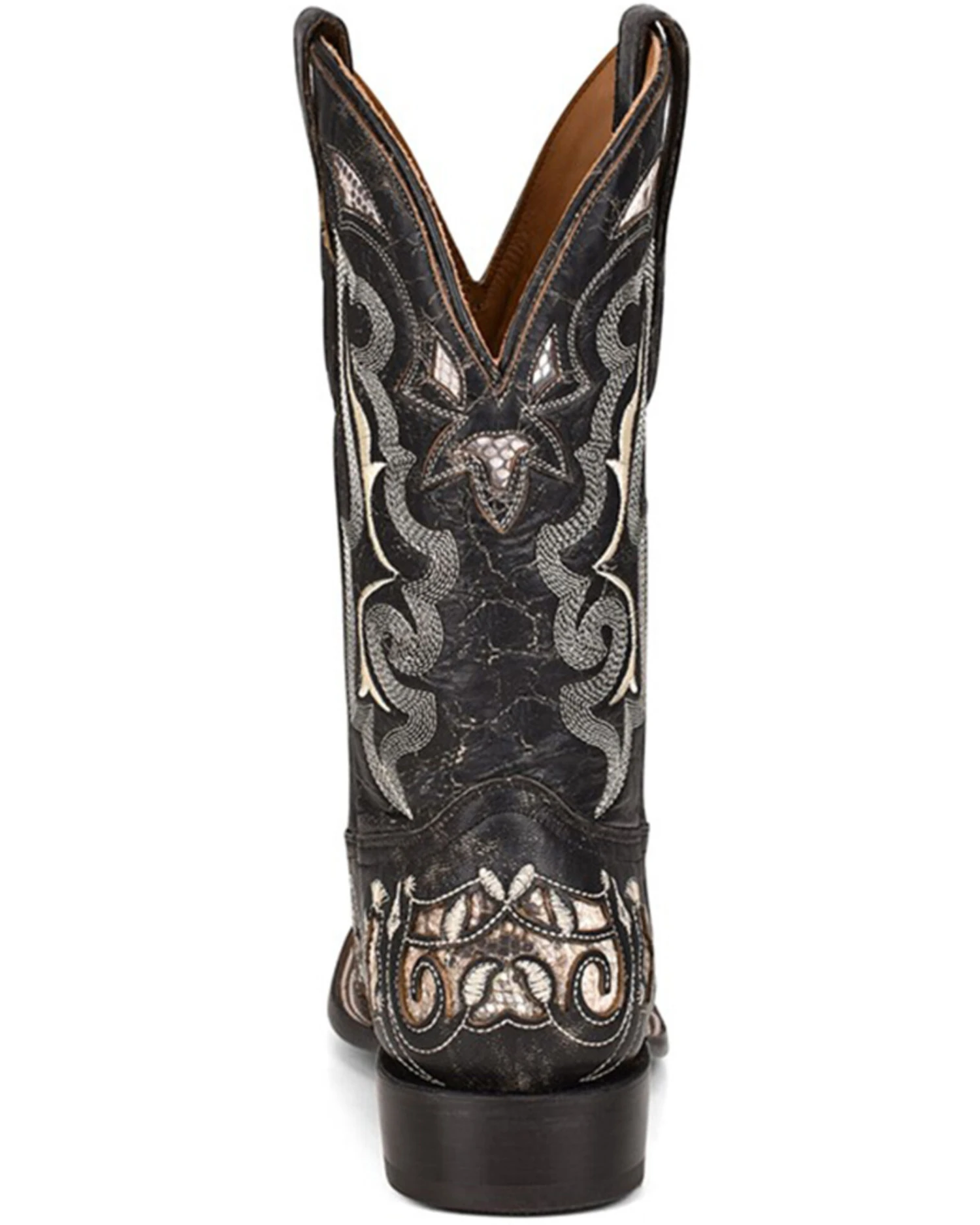 Corral Men's Exotic Python Skin Inlay Western Boots - Square Toe 4 Corral Men's Exotic Python Skin Inlay Western Boots - Square Toe - Image 4