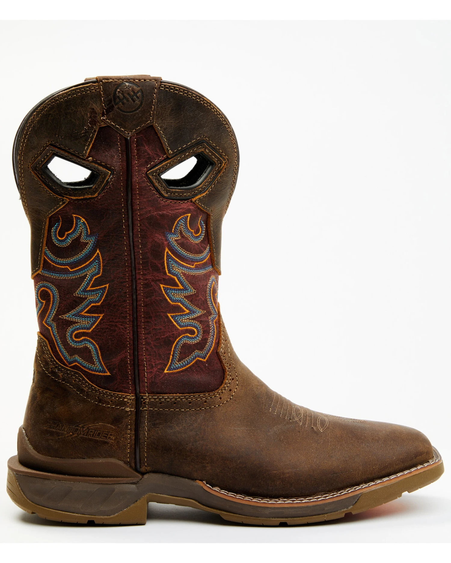 Double H Men's Alridge Western Boots - Broad Square Toe 2 Double H Men's Alridge Western Boots - Broad Square Toe - Image 2