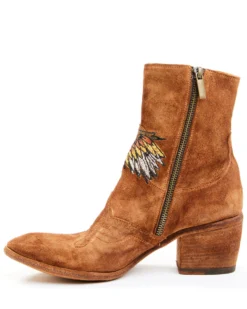 Marco Delli Women's Embroidered Eagle Fashion Booties - Round Toe -Western Cowboy Equipment 2000353925 235 P3