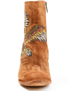 Marco Delli Women's Embroidered Eagle Fashion Booties - Round Toe -Western Cowboy Equipment 2000353925 235 P4