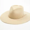 Peter Grimm Women's Amor Mio Tan Heart Crown Wool Felt Western Hat 