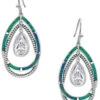 Montana Silversmiths Women's Opal Ribbons Teardrop Earrings