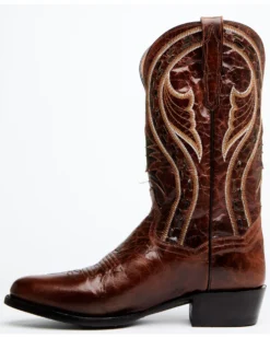 Dan Post Men's Swirled Embroidery Western Boots - Medium Toe -Western Cowboy Equipment 2000355798 202 P3