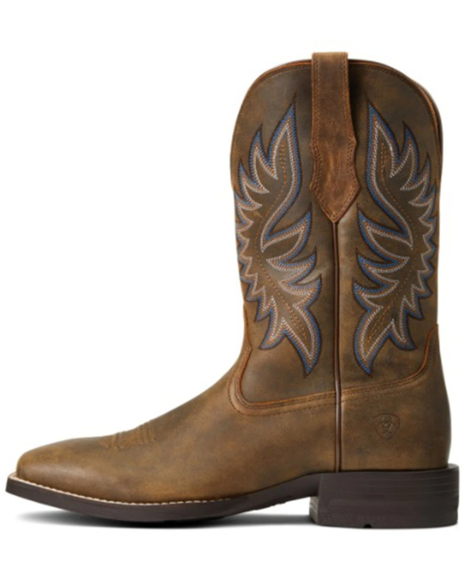 Ariat Men's Brander Leather Performance Western Boot - Broad Square Toe 2 Ariat Men's Brander Leather Performance Western Boot - Broad Square Toe - Image 2
