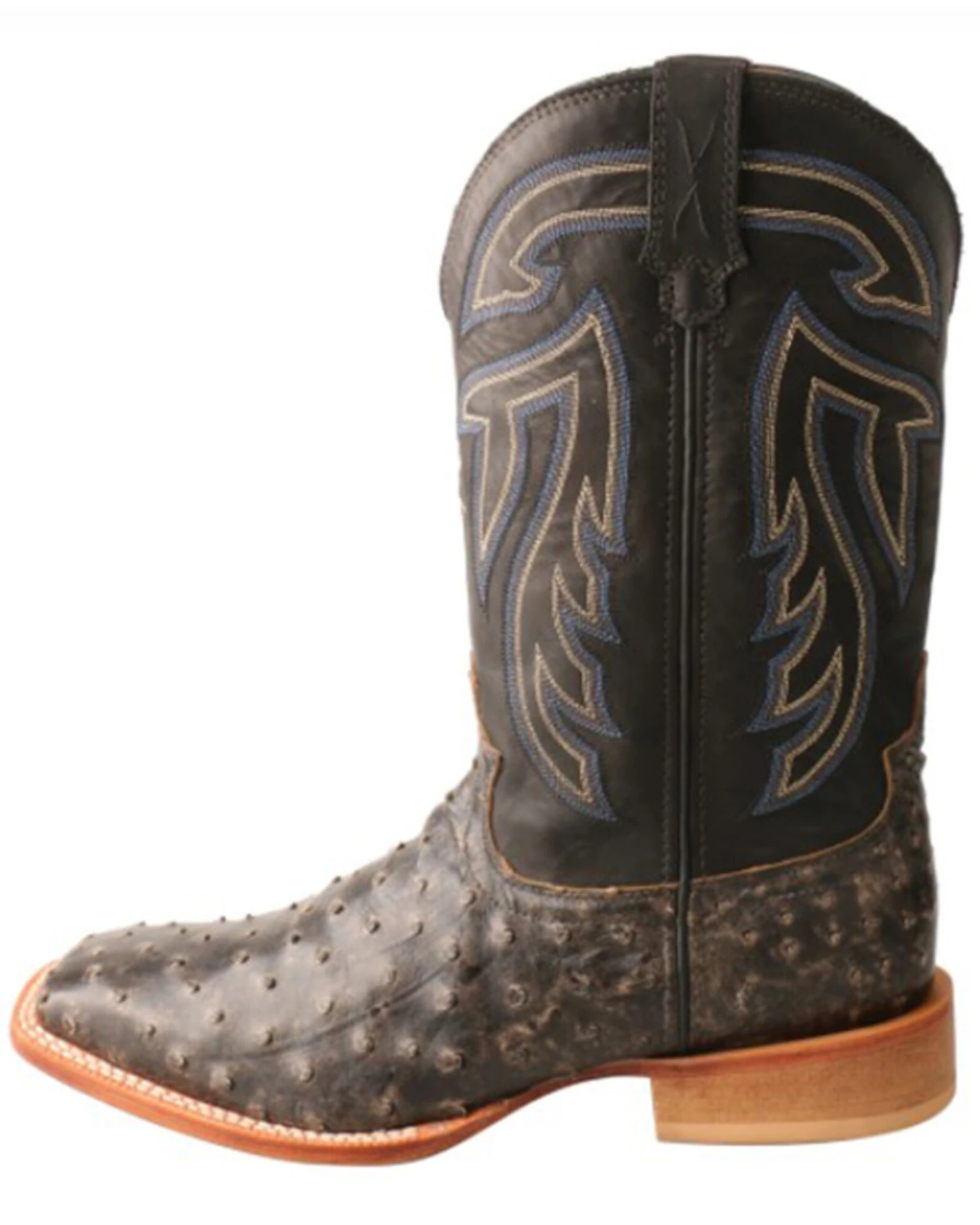 Twisted X Twistex X Men's Ruff Stock Fill-Quill Ostrich Vamp Exotic Western Boot - Broad Square Toe 3 Twisted X Twistex X Men's Ruff Stock Fill-Quill Ostrich Vamp Exotic Western Boot - Broad Square Toe - Image 3