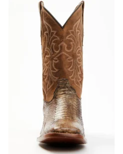 Cody James Men's Cobra Brown Exotic Western Boots - Broad Square Toe  -Western Cowboy Equipment 2000356778 200 P4