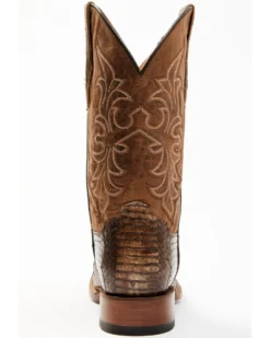 Cody James Men's Cobra Brown Exotic Western Boots - Broad Square Toe  -Western Cowboy Equipment 2000356778 200 P5