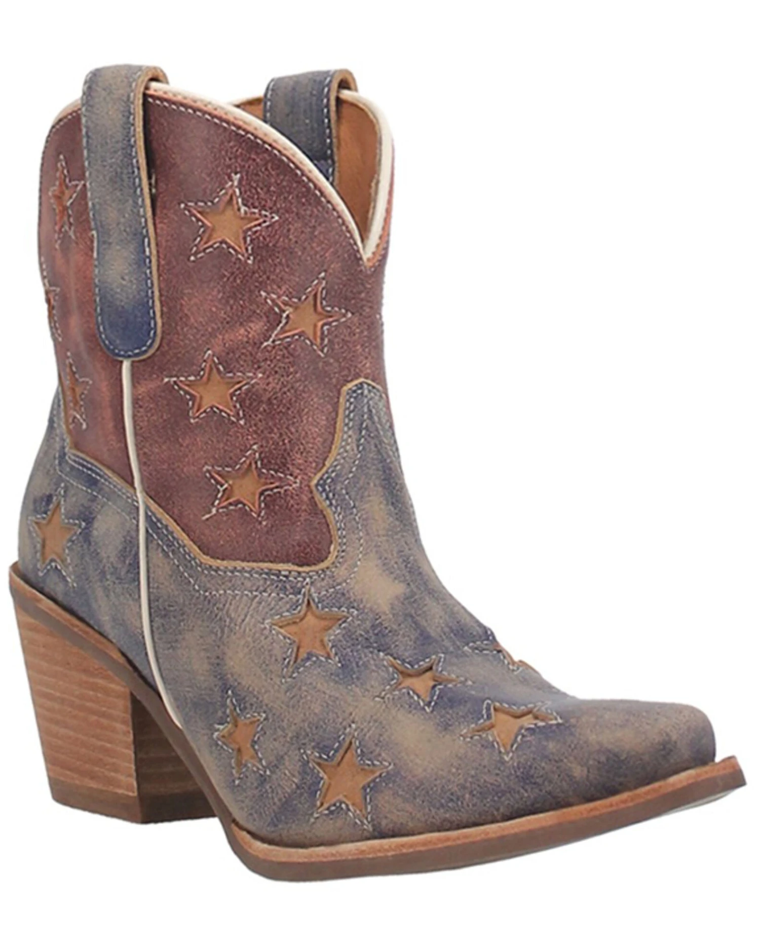 Dingo Women's Liberty Western Booties - Snip Toe 1 Dingo Women's Liberty Western Booties - Snip Toe