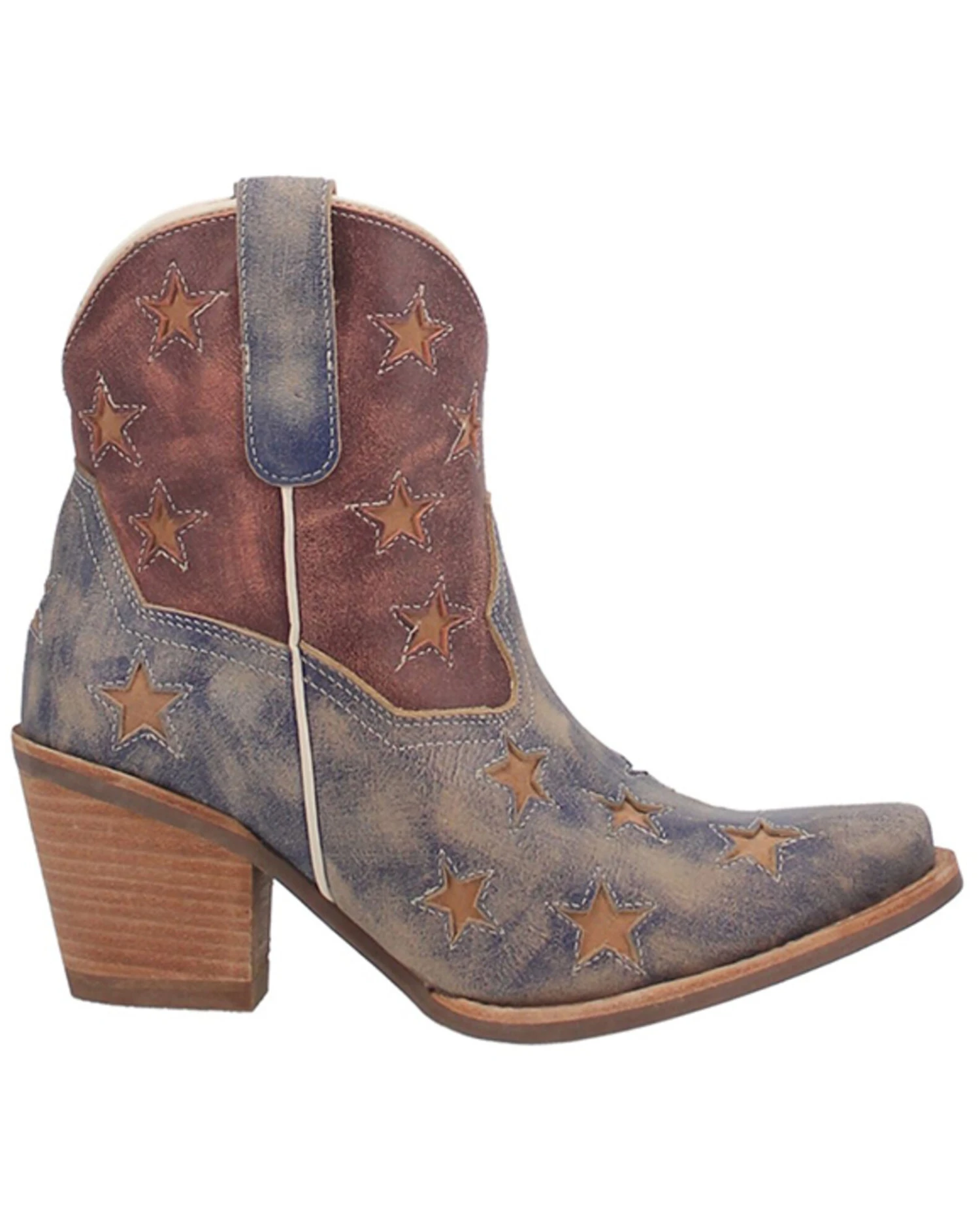 Dingo Women's Liberty Western Booties - Snip Toe 2 Dingo Women's Liberty Western Booties - Snip Toe - Image 2