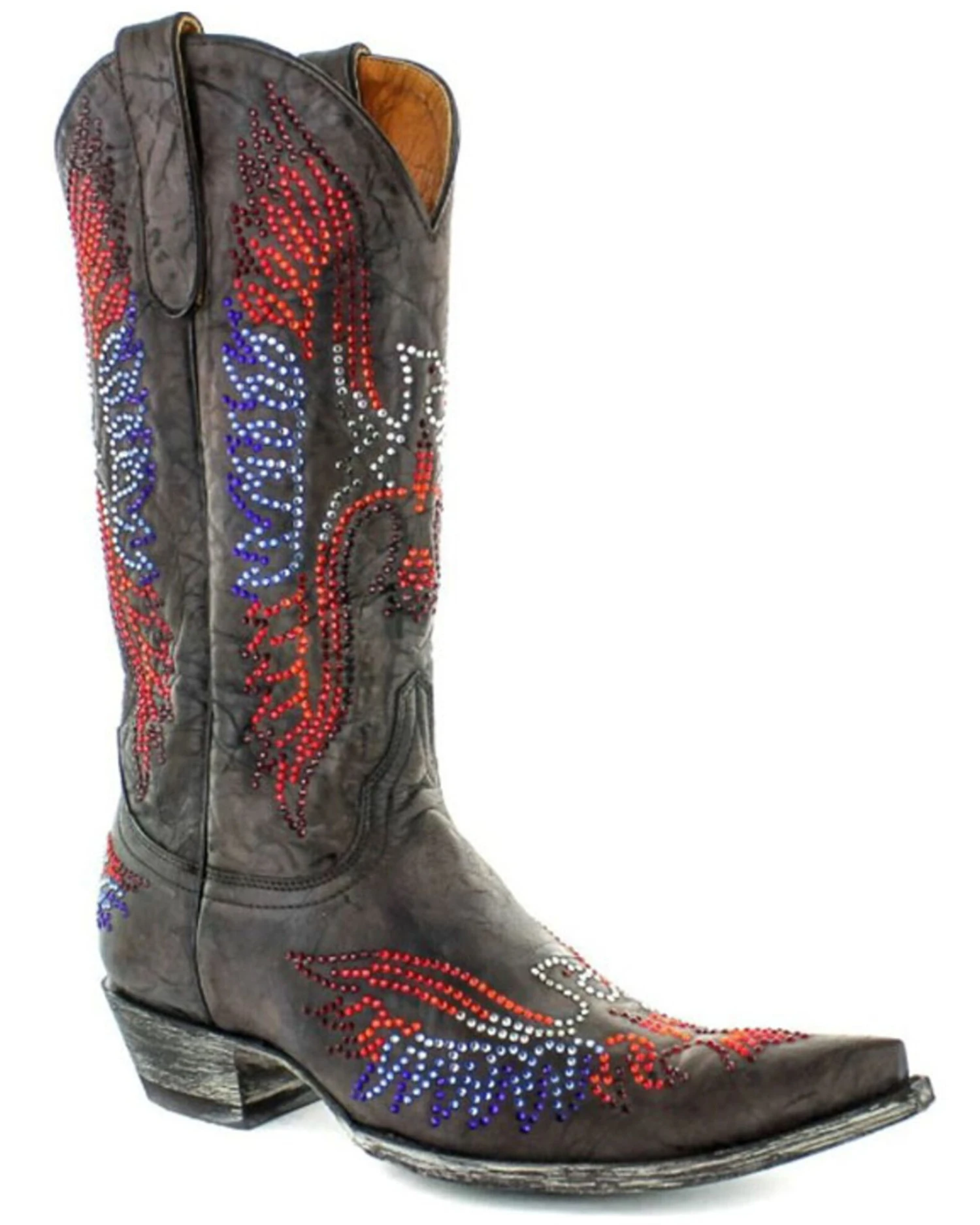 Old Gringo Women's Eagle Crystals Western Boots - Snip Toe 1 Old Gringo Women's Eagle Crystals Western Boots - Snip Toe