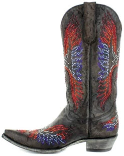 Old Gringo Women's Eagle Crystals Western Boots - Snip Toe 6 Old Gringo Women's Eagle Crystals Western Boots - Snip Toe -Western Cowboy Equipment 2000356902 942 P3