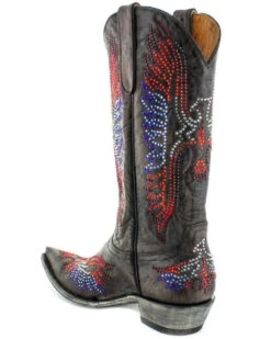 Old Gringo Women's Eagle Crystals Western Boots - Snip Toe 7 Old Gringo Women's Eagle Crystals Western Boots - Snip Toe -Western Cowboy Equipment 2000356902 942 P4