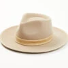 Shyanne Women's Pinch Wool Felt Fedora Hat 