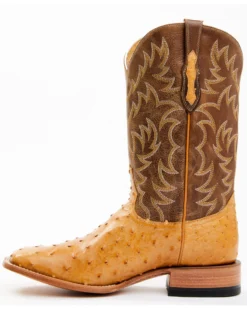 Cody James Men's Full-Quill Ostrich Exotic Western Boots - Broad Square Toe  -Western Cowboy Equipment 2000359773 200 P3