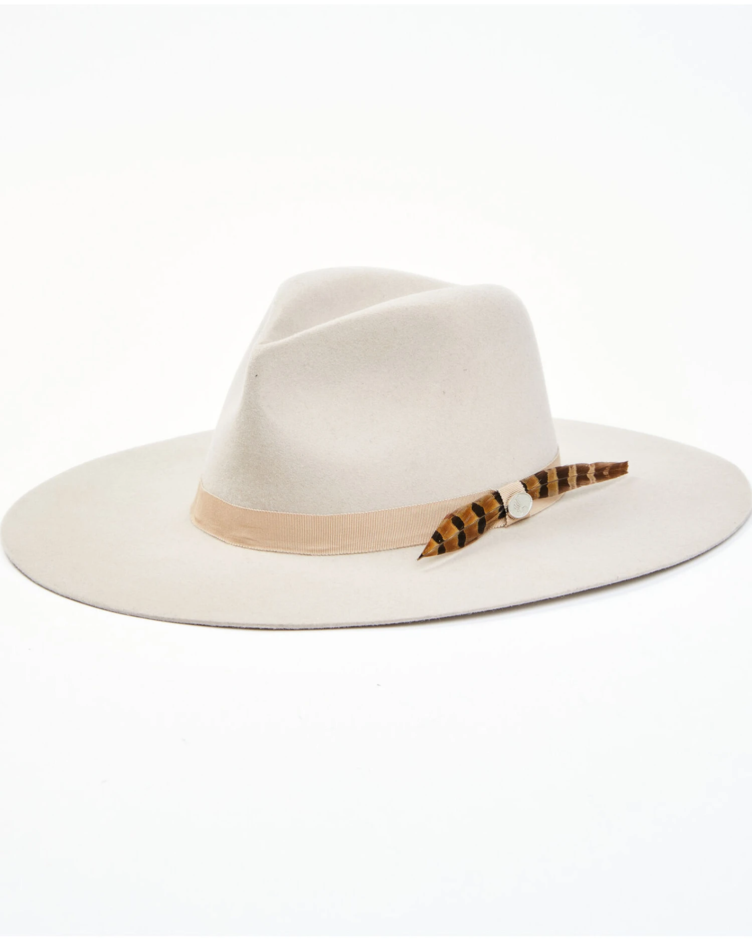 Cody James Men's 3X Silver Belly 9 Line Band Pinch Wool Felt Western Hat 1 Cody James Men's 3X Silver Belly 9 Line Band Pinch Wool Felt Western Hat
