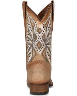 Corral Girls' Straw Embroidery Western Boots - Square Toe -Western Cowboy Equipment 2000361091 280 P4
